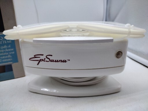 Vintage Epi-Sauna Compact Facial Steamer Quality Facial At Home In 10 Mins