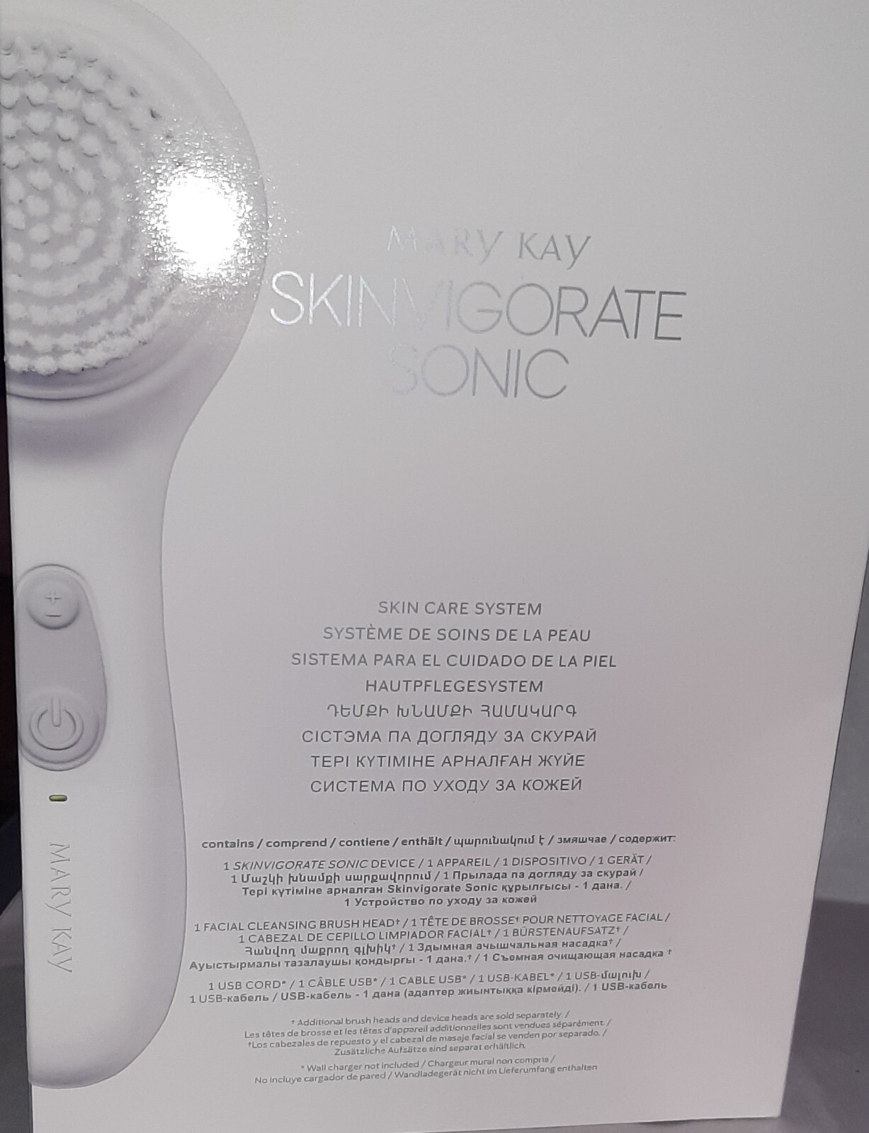 MARY KAY SKINVIGORATE System 1 Brush Head USB Cord, New Includes Stand