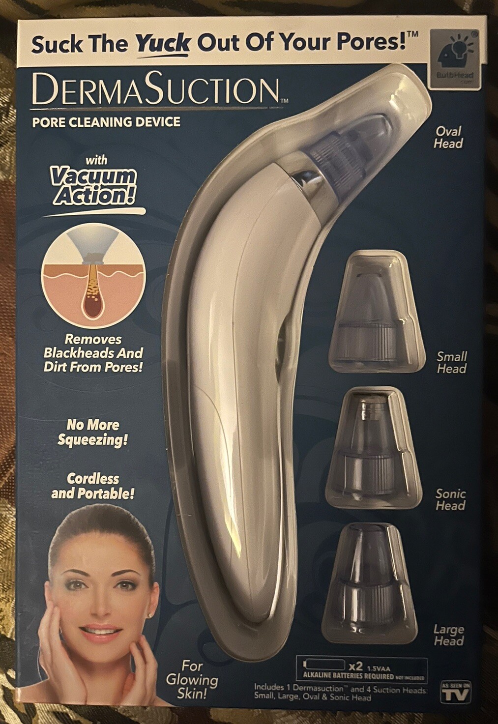 BulbHead DermaSuction Derma Suction Pore Cleaning Device With Vacuum Action