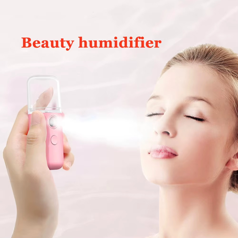Mini Nano Mister 30Ml Visual Water Tank Cool Mist Facial Steamer Mini Beauty Dev