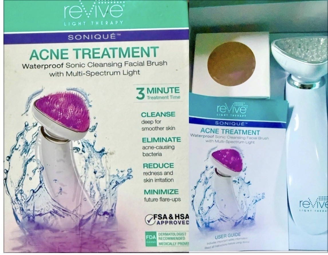 reVive – Sonique Clinical Strength Light Therapy For Acne Treatment~New Open Box