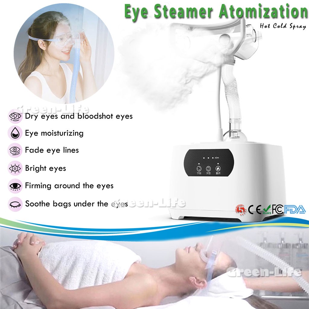 Eye Steamer Device Eyes Beauty Salon for Dry Eyes Warm Compress Mist Relief Dry
