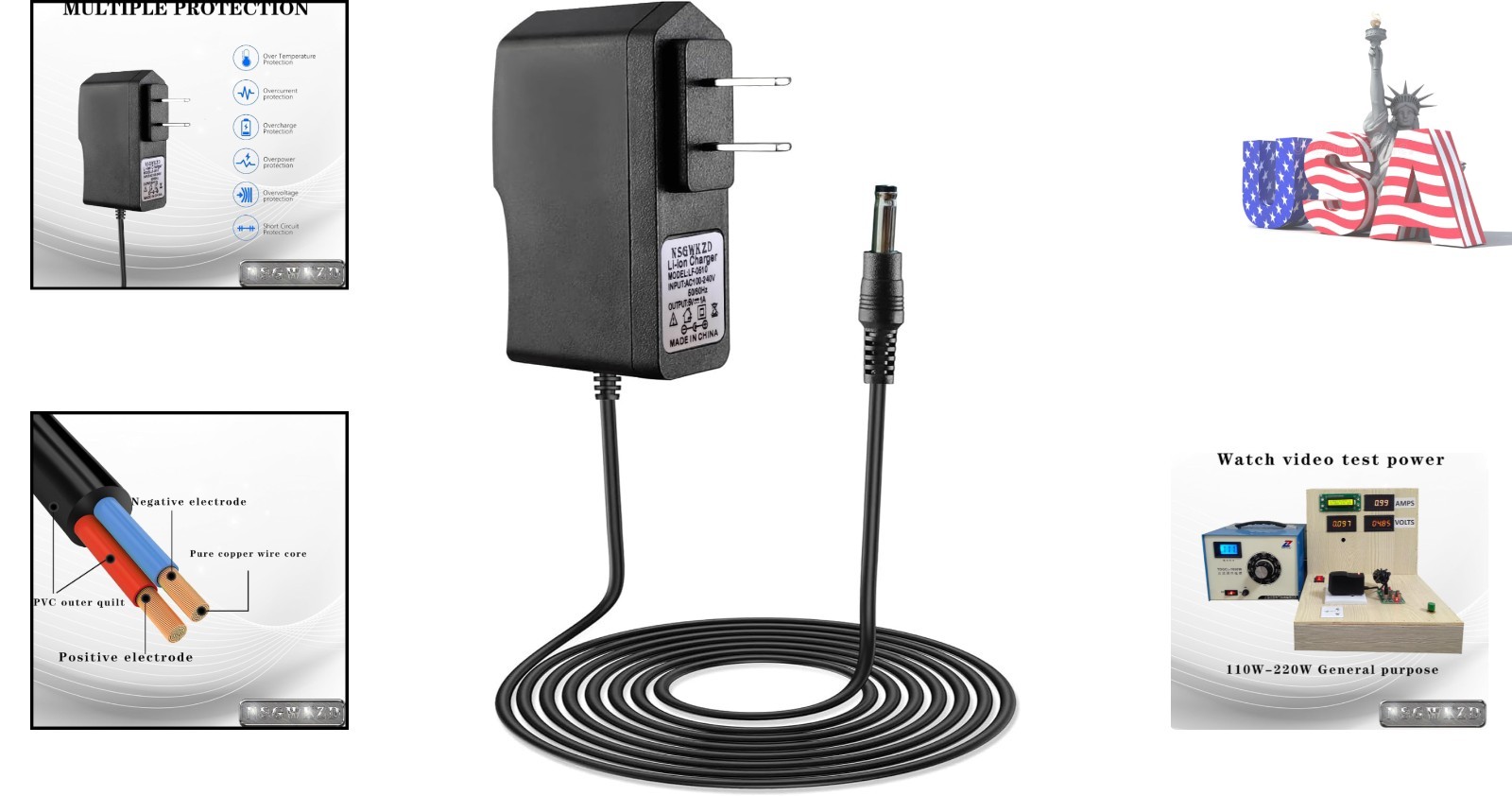Essential 5V 1A Charger for NuFACE Mini with Smart Chipset & Safety Features