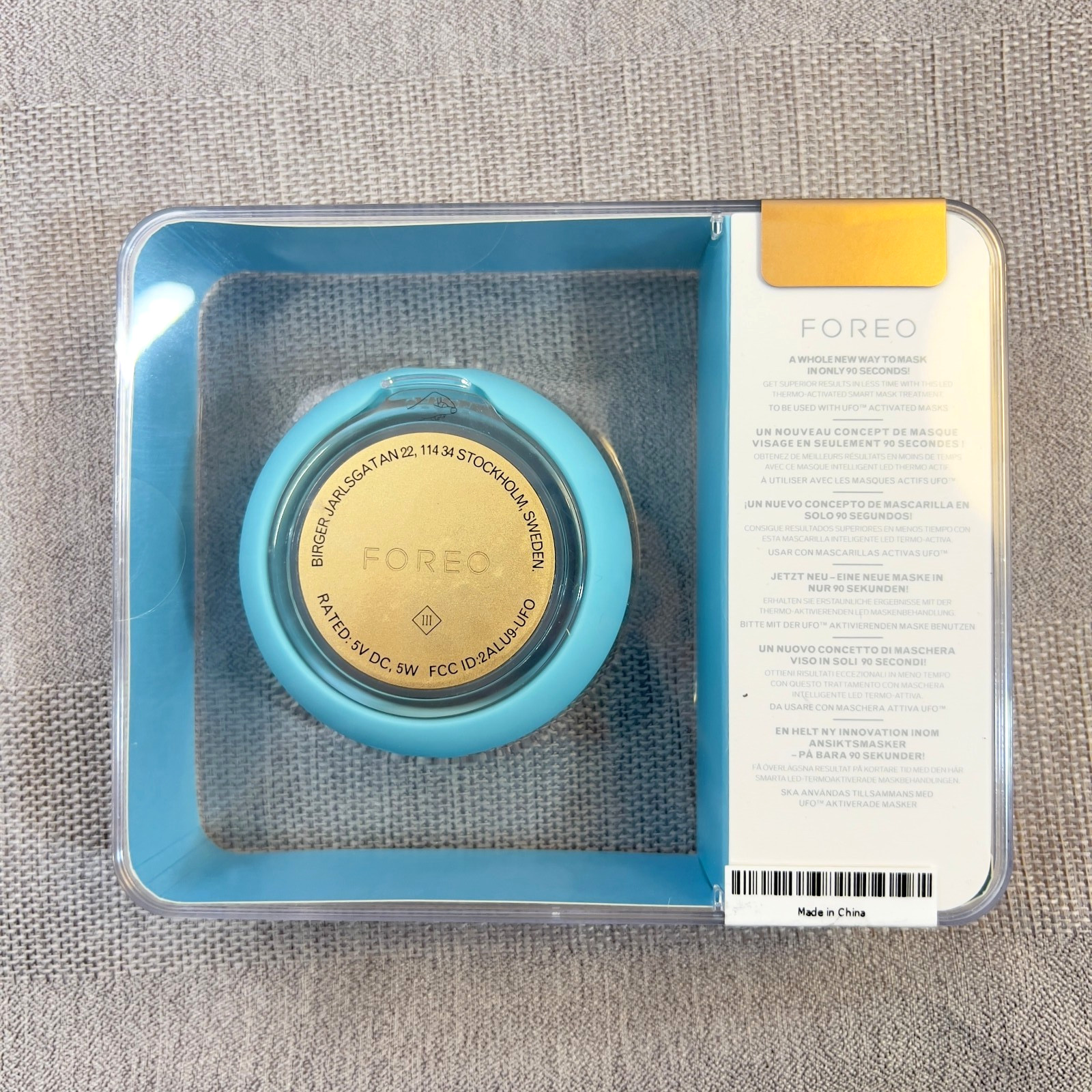 FOREO UFO LED Thermo Activated Smart Facial Mask Device Brand New