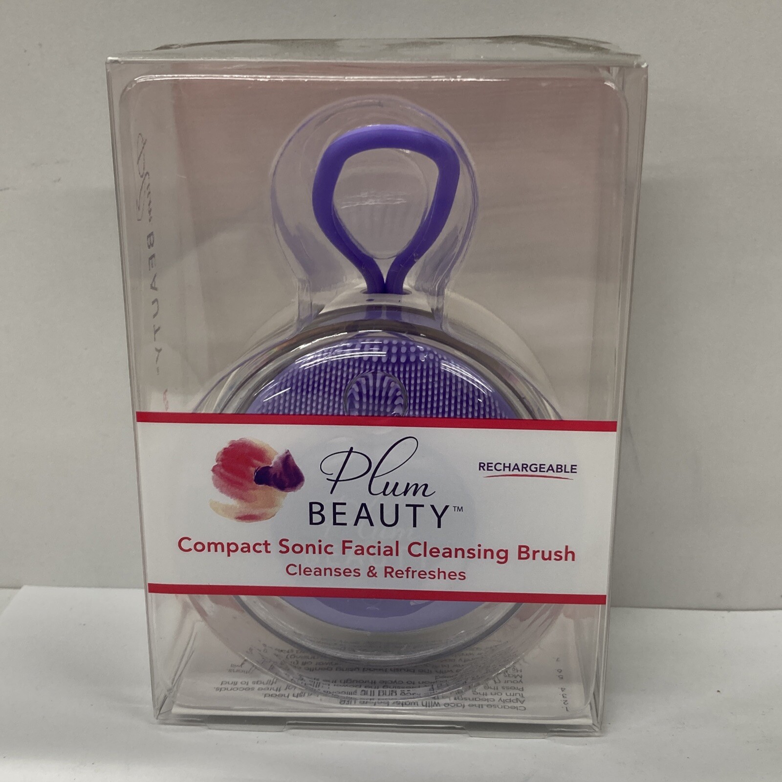Plum Beauty Mini Sonic Facial Brush – 1ct