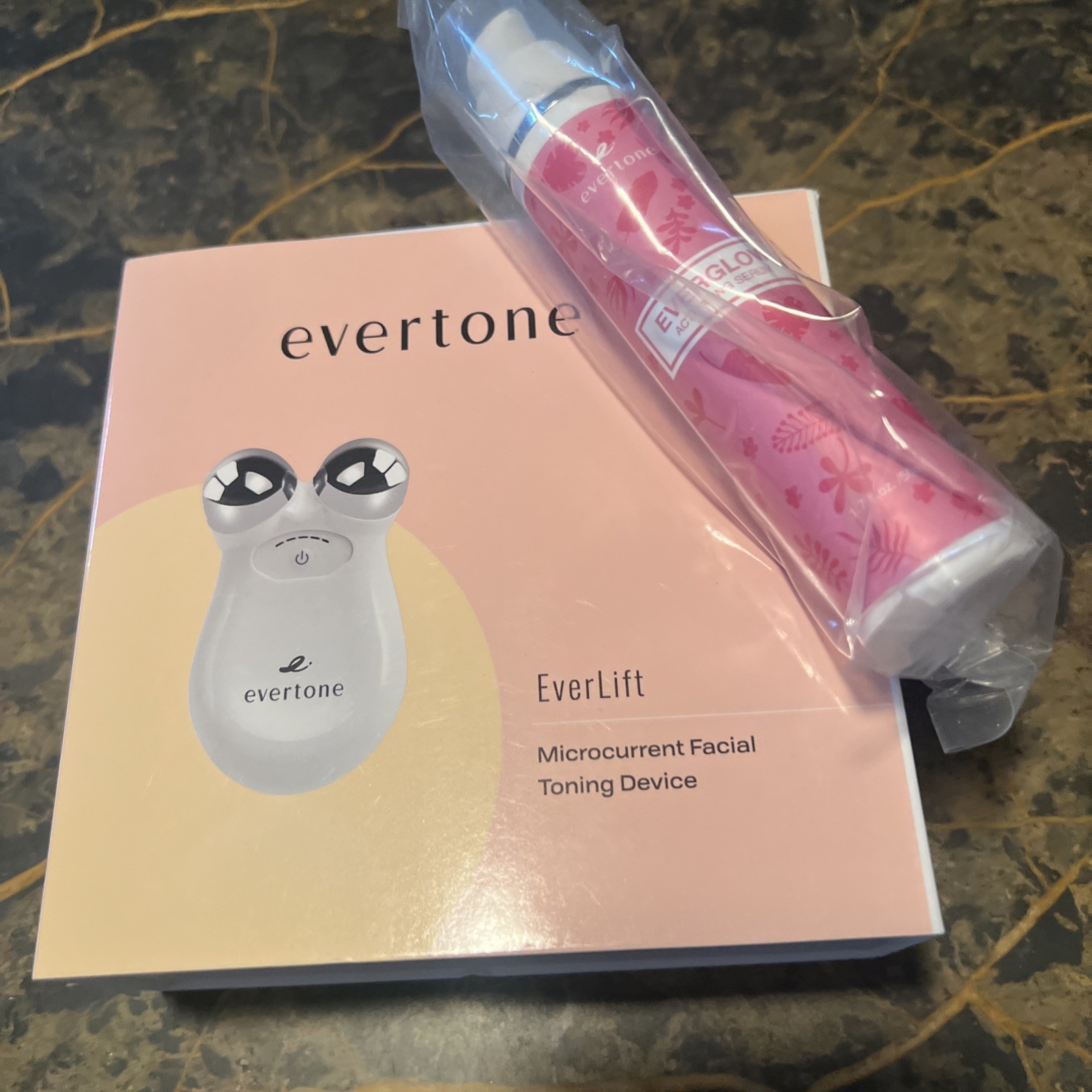 Brand New Evertone Everlift Facial Toning Device With Serum