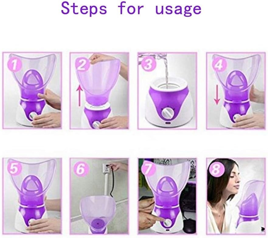 Home Facial Steamer with Auto Shutoff for Skin Care & Relaxation