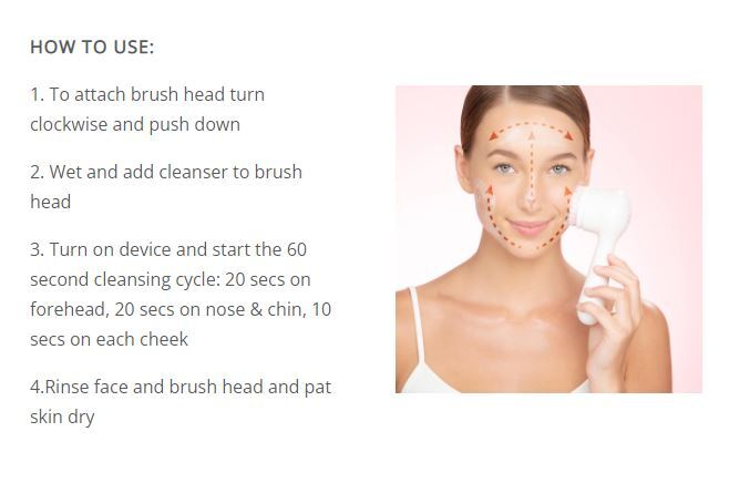 Clarisonic Mia Smart 3-in-1 App Connected Sonic Beauty Device – PINK or WHITE