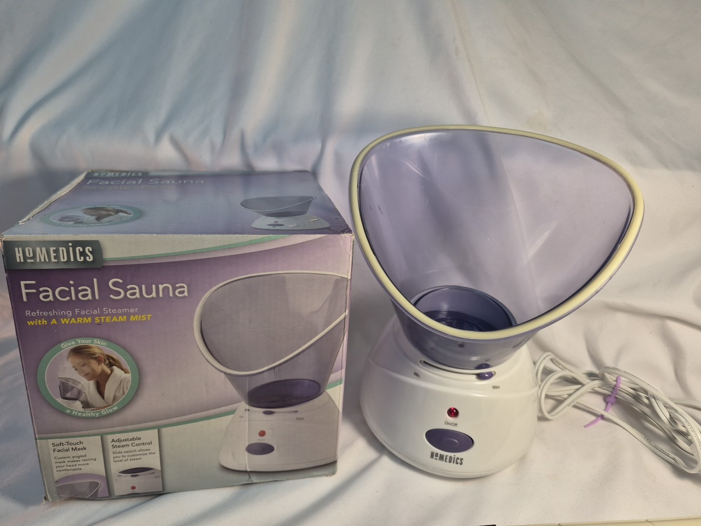 Y2K Homedics Facial Sauna Warm Steamer Inhaler Sinus Skin Care Model FAC2B #1611