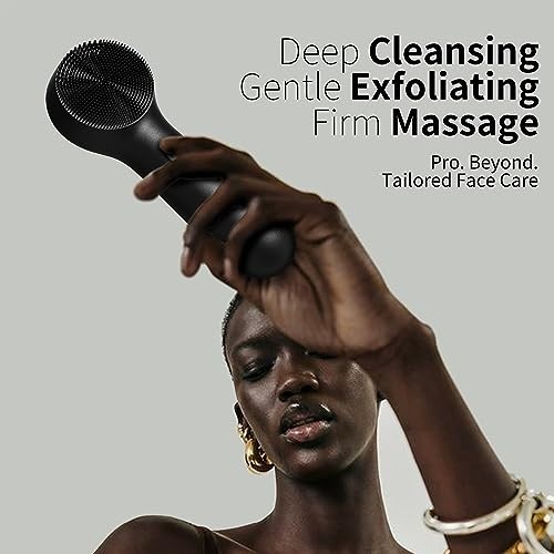 Silicone Facial Cleansing Brush, Rechargeable