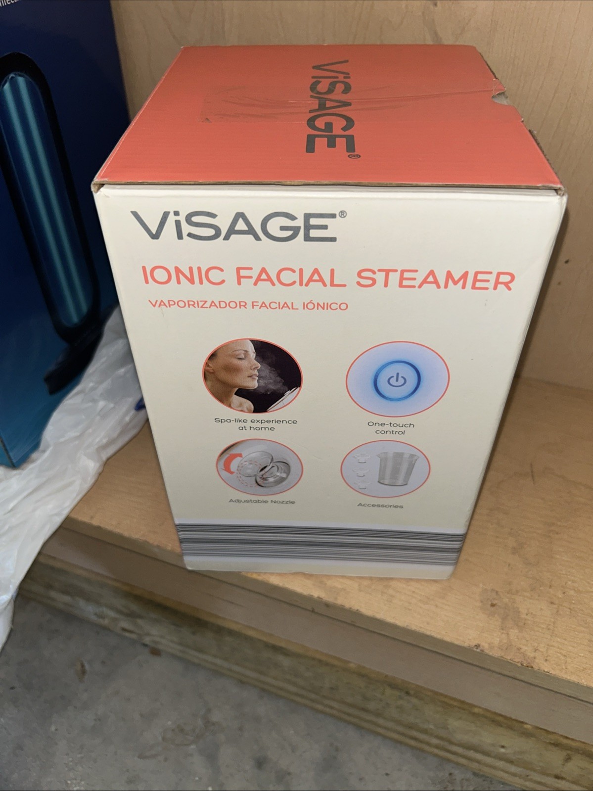 Visage MD18045 Ionic Facial Steamer All Skin Types Cleanse Hydrate Soften Skin