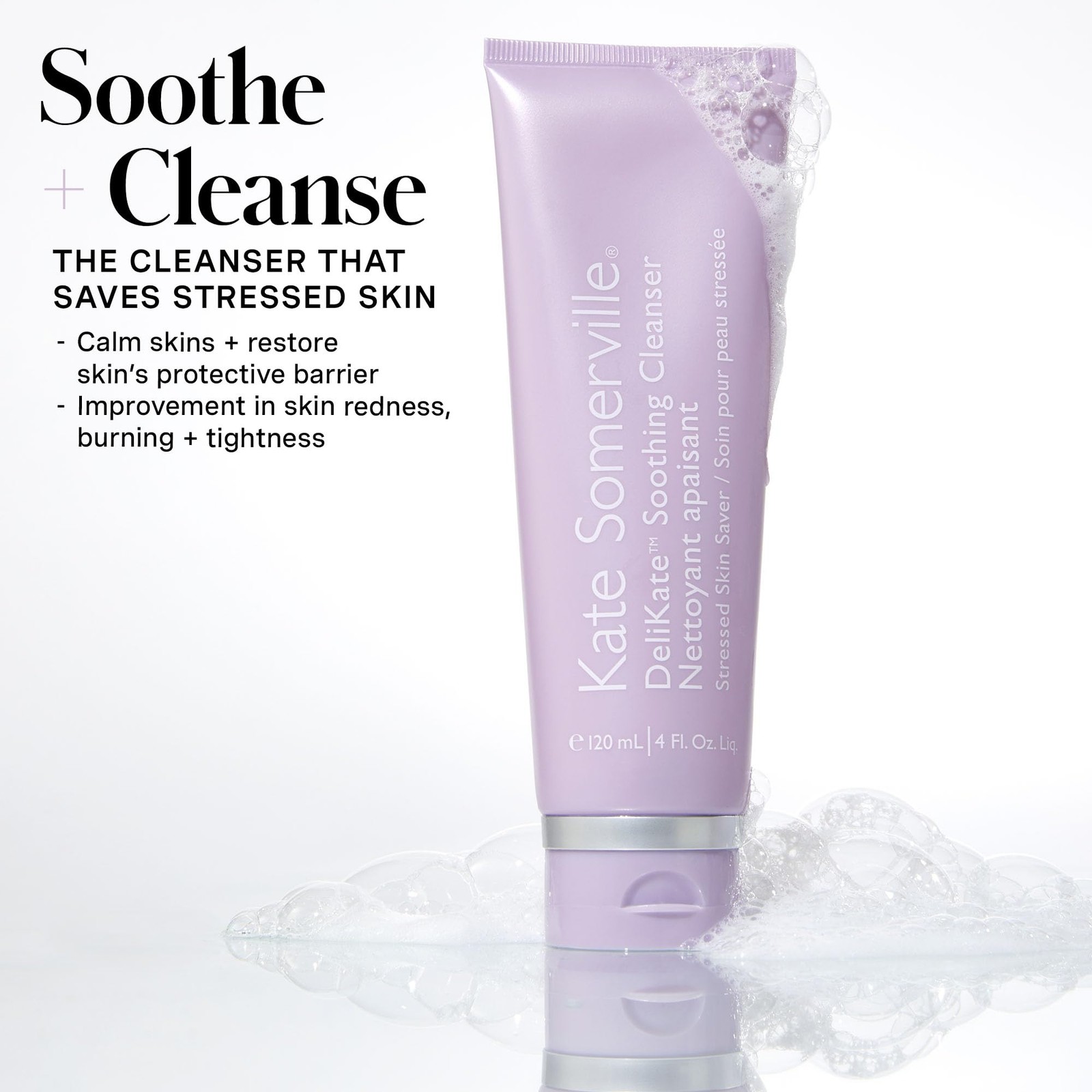 Kate Somerville DeliKate Soothing Cleanser – Hydrating 4 Fl Oz (Pack of 1)