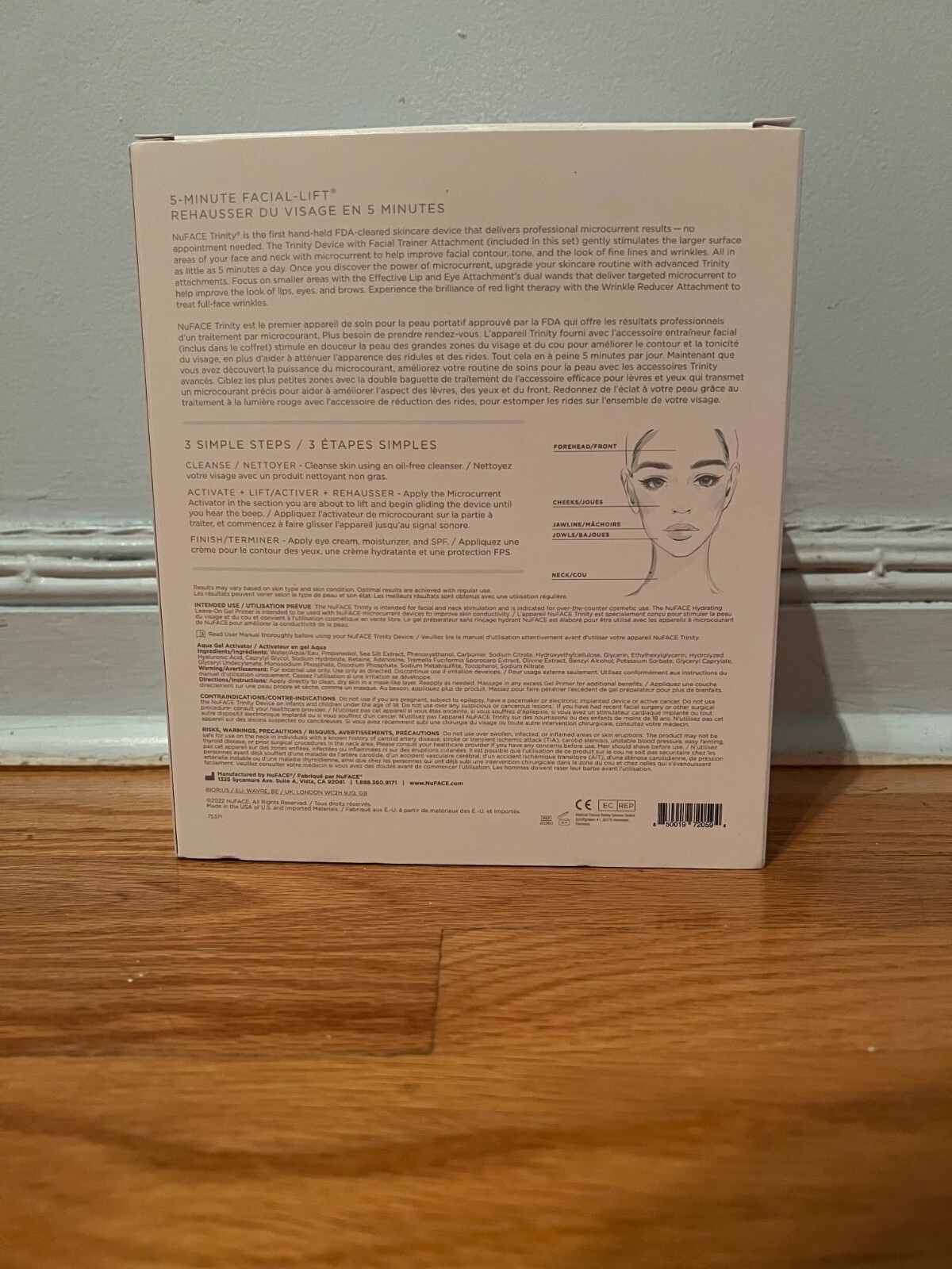 NuFACE Trinity Starter Kit – Advanced Facial Toning Device NuFace Trinity