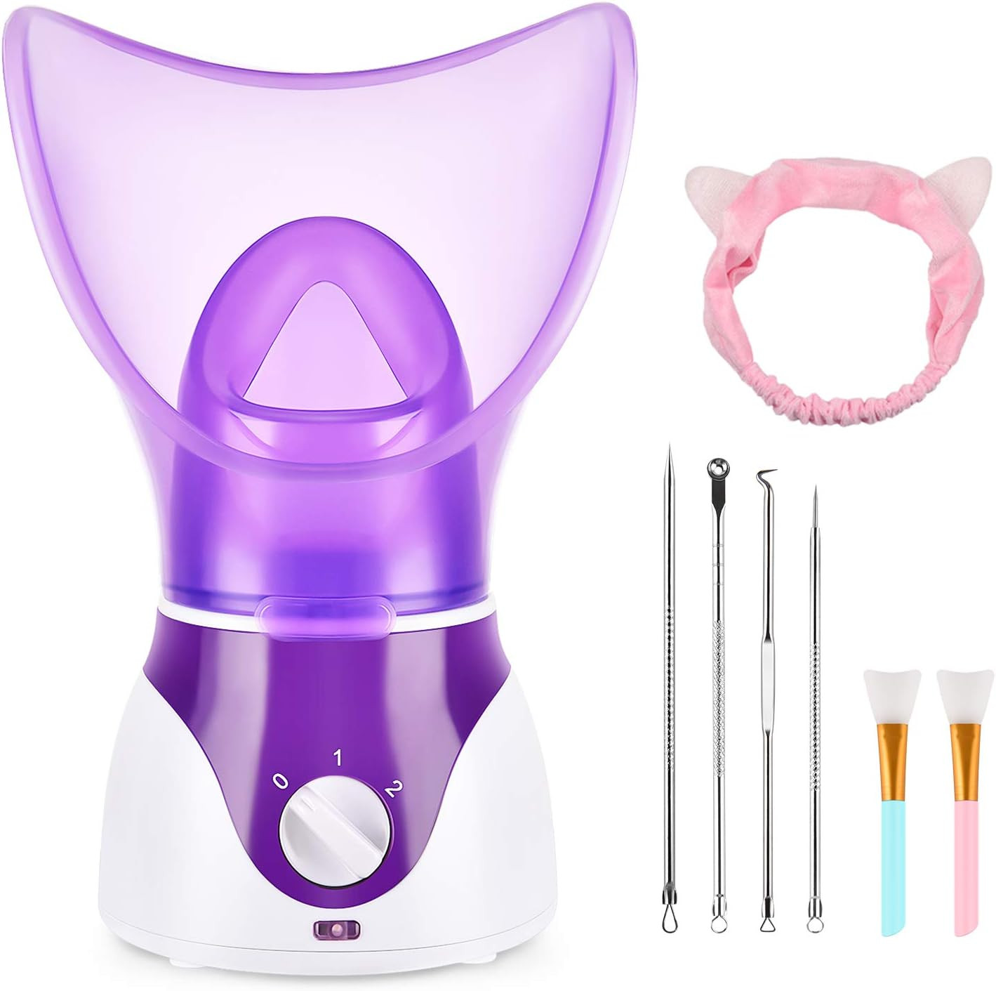 Facial Steamer for Face, Face Steamer for Facial Deep Cleaning, Nano Ionic Facia