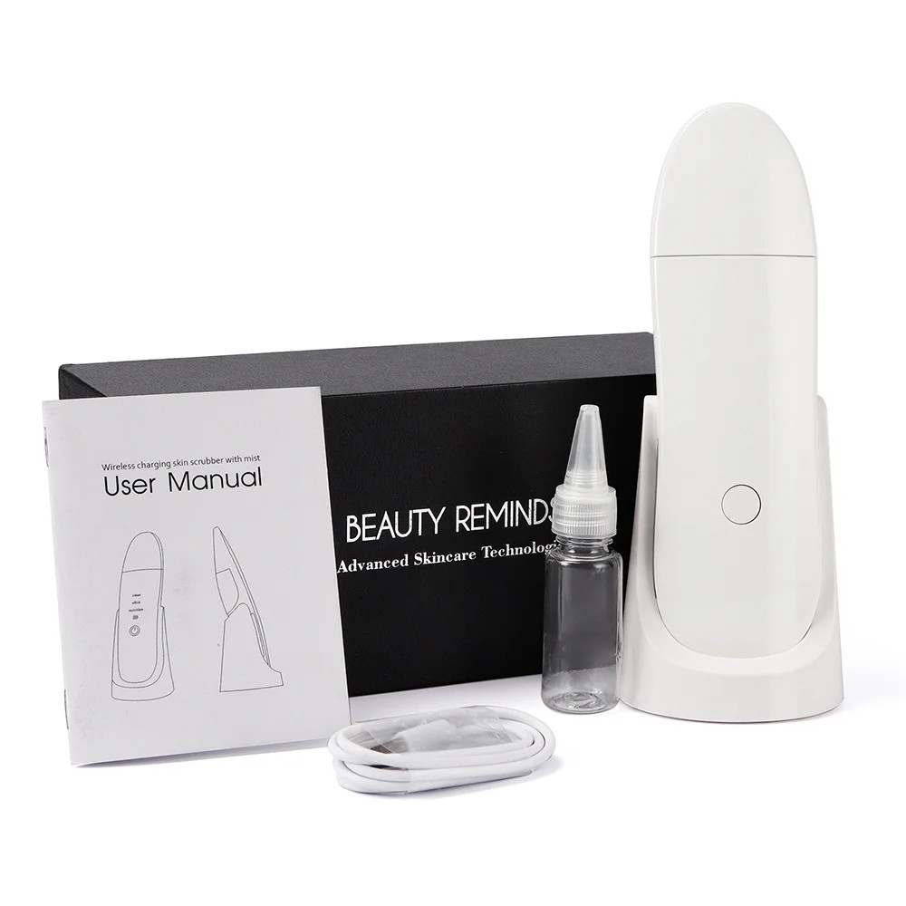 Ultrasonic Facial Spatula 24kHz – Pore Cleaner & Blackhead Remover Tool
