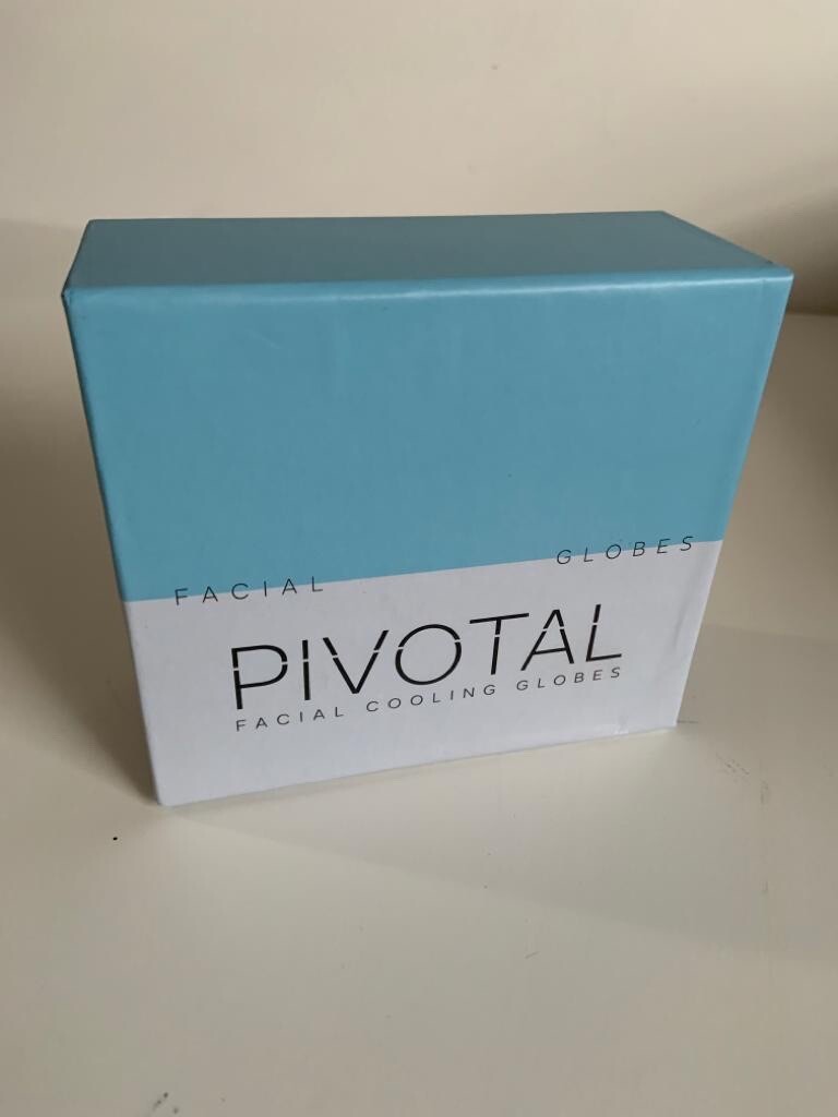 PIVOTAL ‘Facial Glass Cooling Globes’…for Puffy Facial Areas…NEW IN BOX