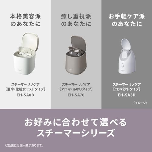 Panasonic Nanocare Compact Steamer Cream-like EH-SA3D-C Japan