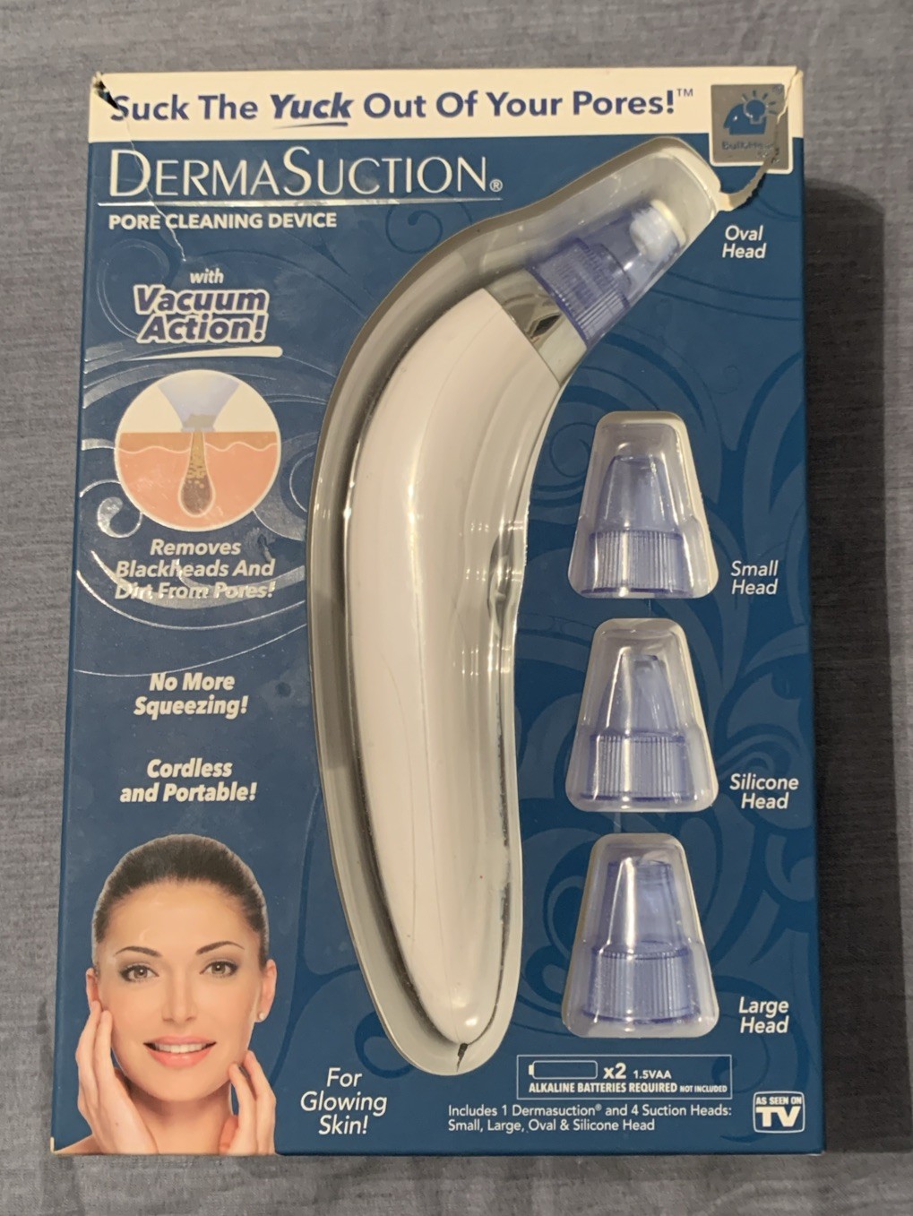 BulbHead DermaSuction Derma Suction Pore Cleaning Device With Vacuum Action