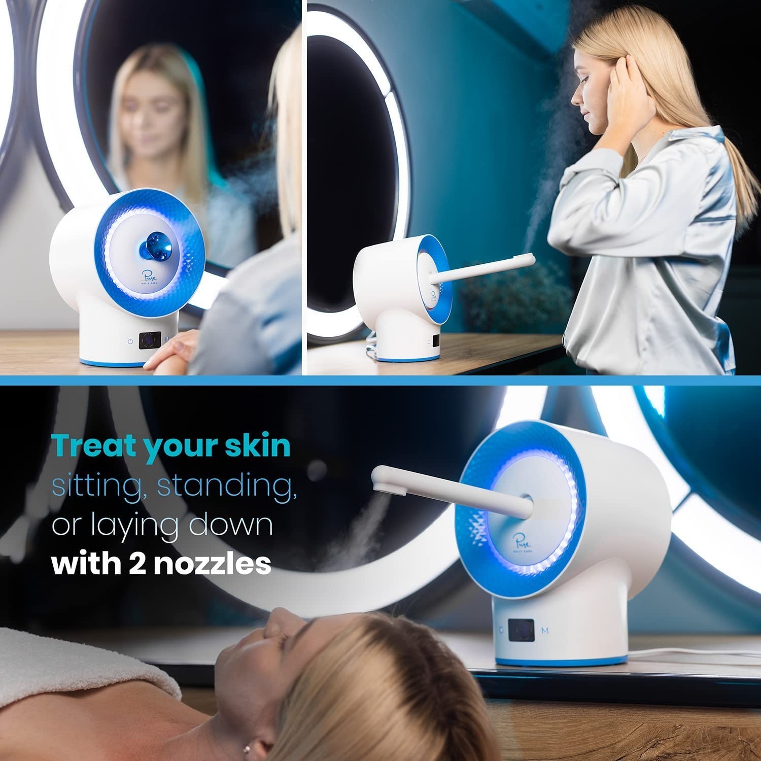 NanoSteamer Clinical 10-in-1 Smart Dermatologist Grade Ionic Facial Steamer – 2