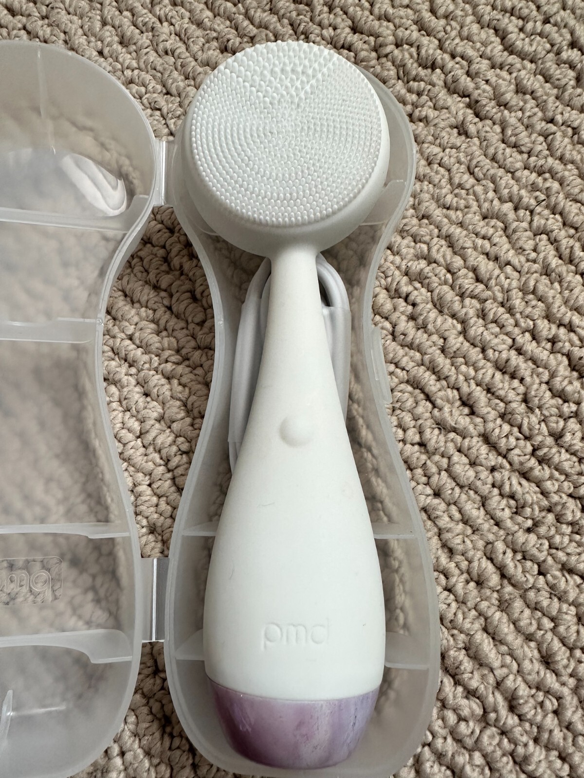 PMD Beauty – Clean Facial Cleansing Device – Blush/ White