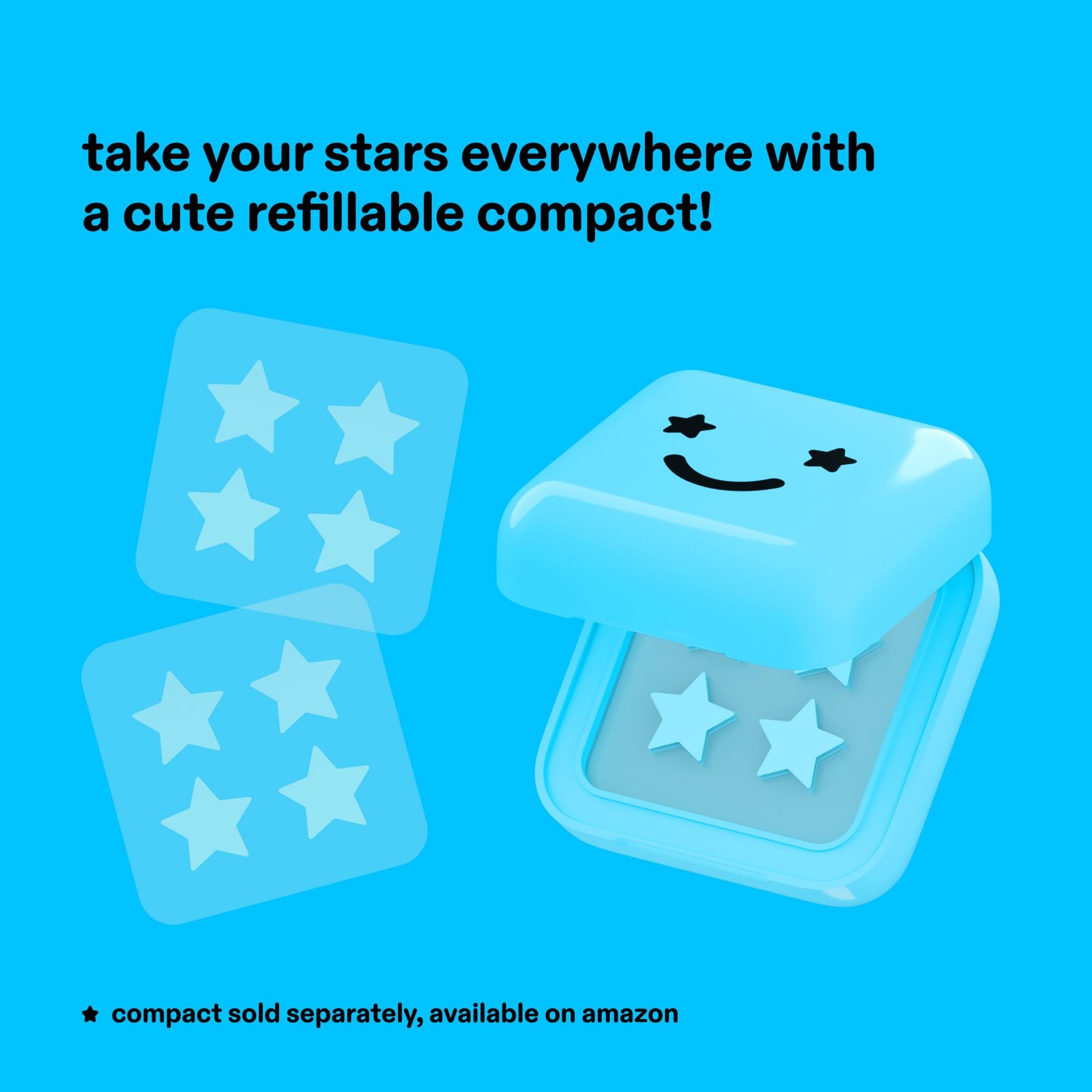 Starface Hydro-Star Hydrocolloid Patches with 36 Count (Pack of 1), Blue