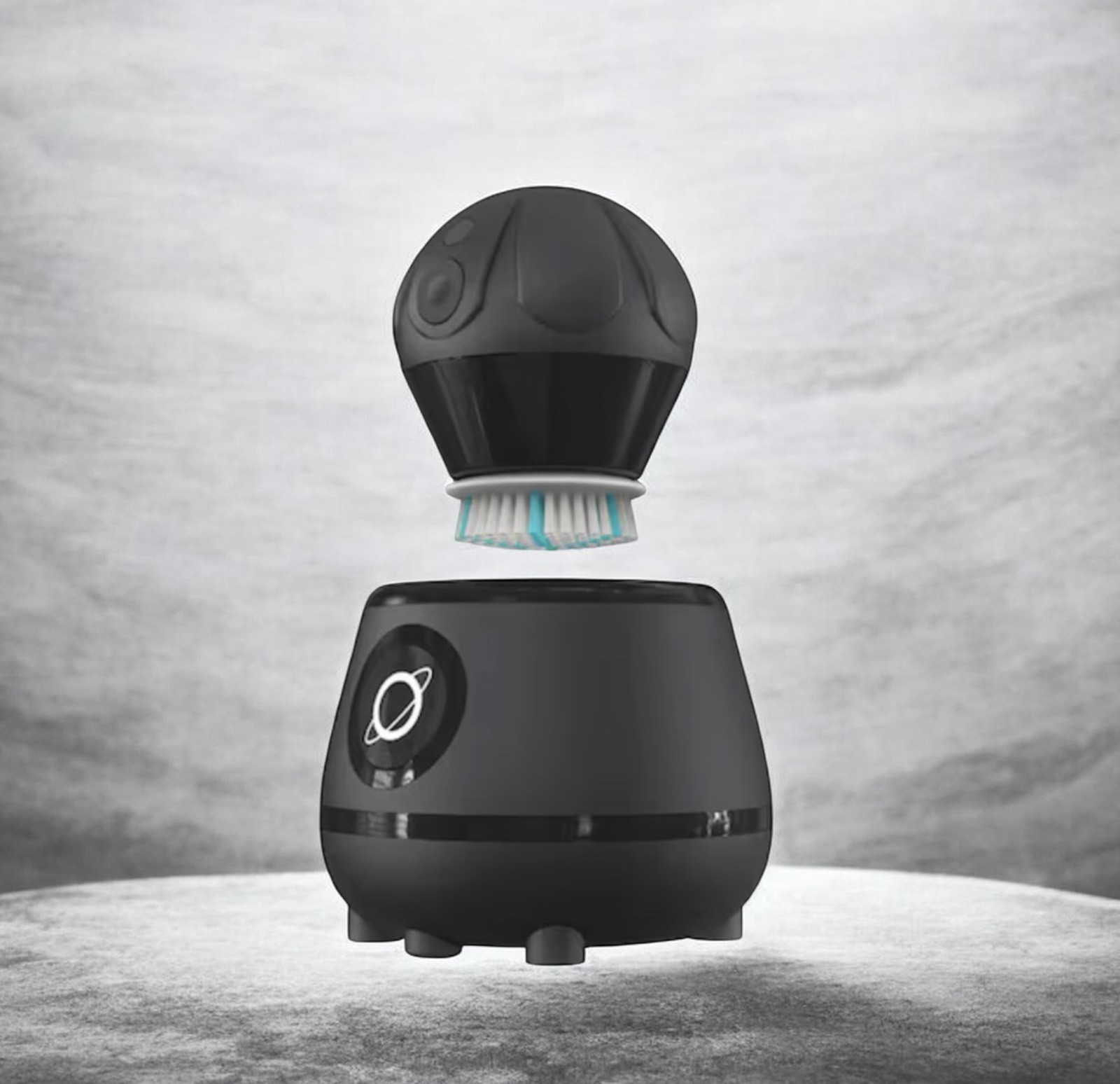 TAO Aura Clean System Orbital Facial Brush & Cleaning Station, Deep Space Black