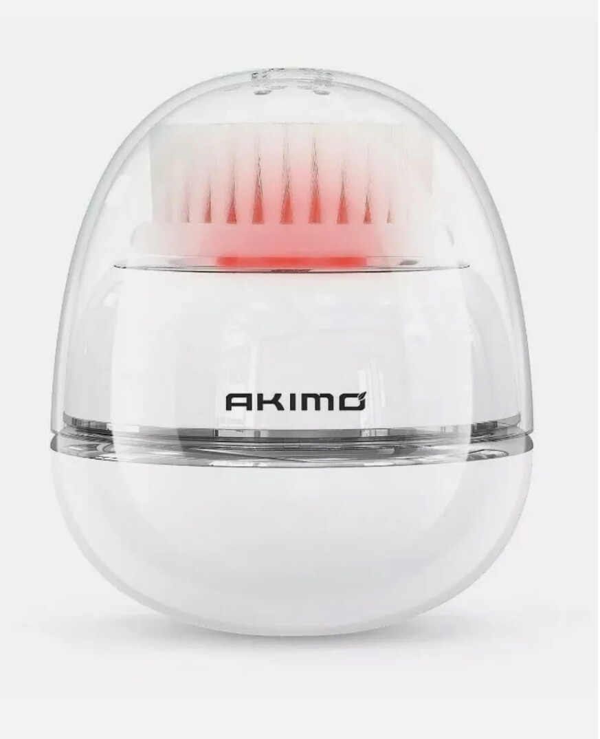 AKIMO Sonic Facial Cleaning Brush – Infrared Vibrating Face Brush W/3 Speed NEW