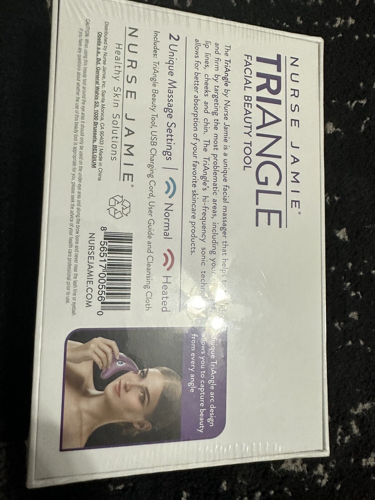 Nurse Jamie Triangle Handheld Lightweight Facial Beauty Tool Brand New