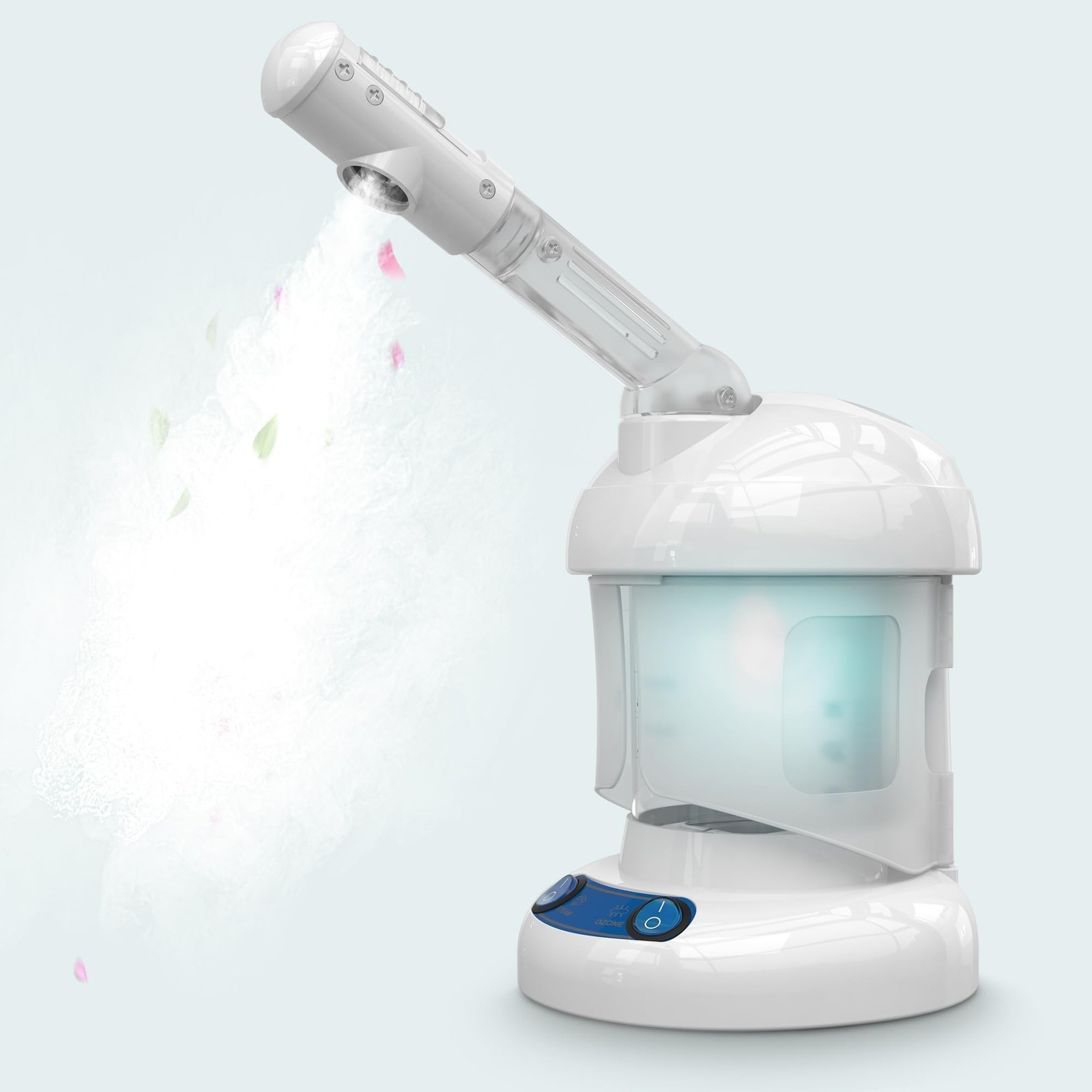 Nisperos Nano Ionic Facial Steamer – 360° Rotatable Sprayer – 40 Minutes Wa