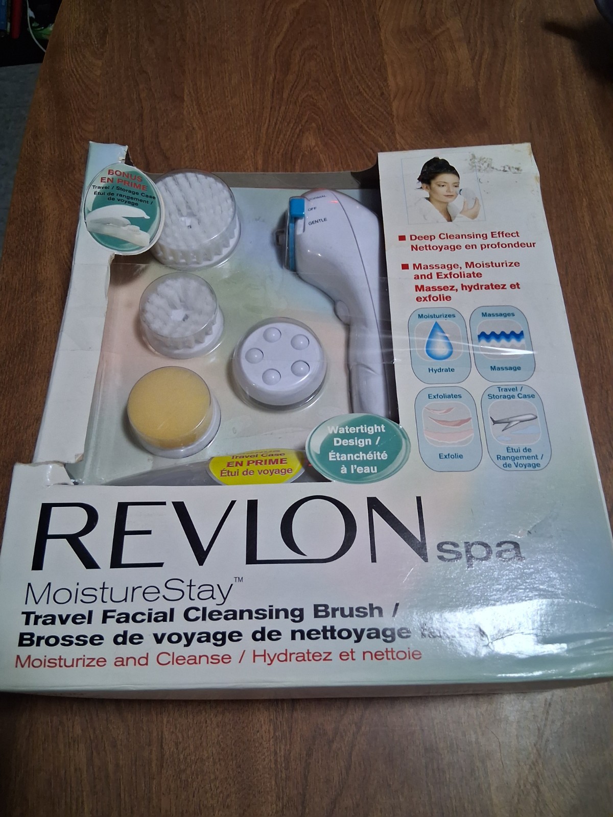revlon travel facial cleansing brush