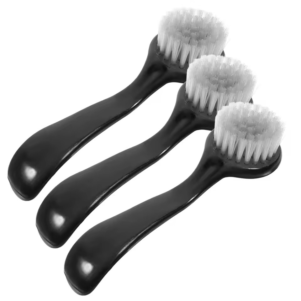 3 Pcs Skin Cleaner Brush Face Cleansing Brushes Tool Scrubber for Women