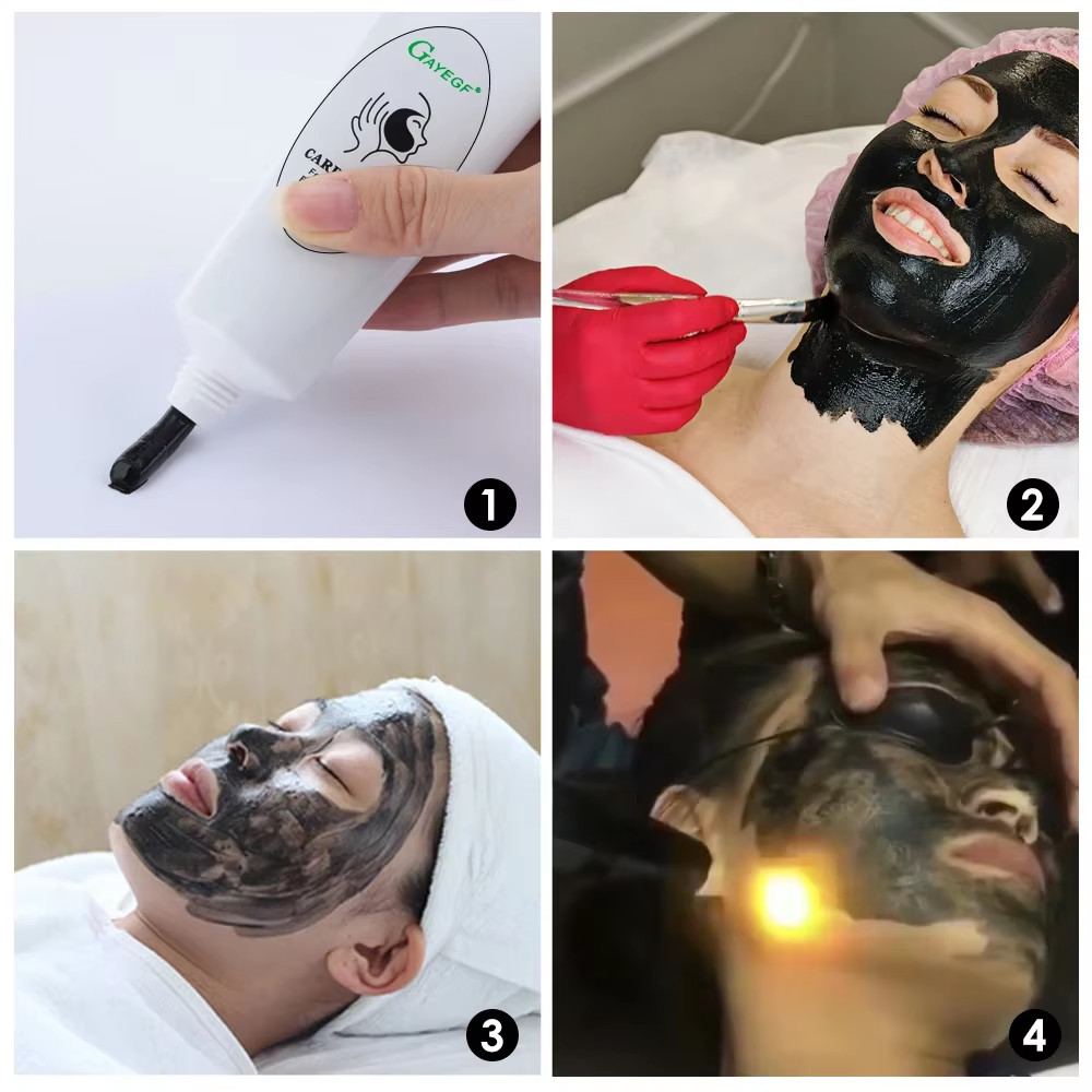 Carbon Gel Black Face Mask Deep Cleaning Laser Nano Skin Rejuvenation Care