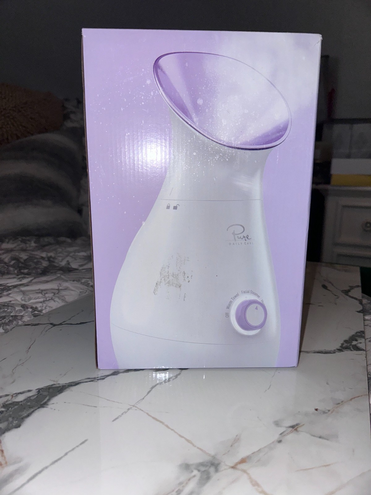 Pure Daily Care NanoSteamer Large 3-in-1 Nano Ionic Facial Steamer LILAC- NEW