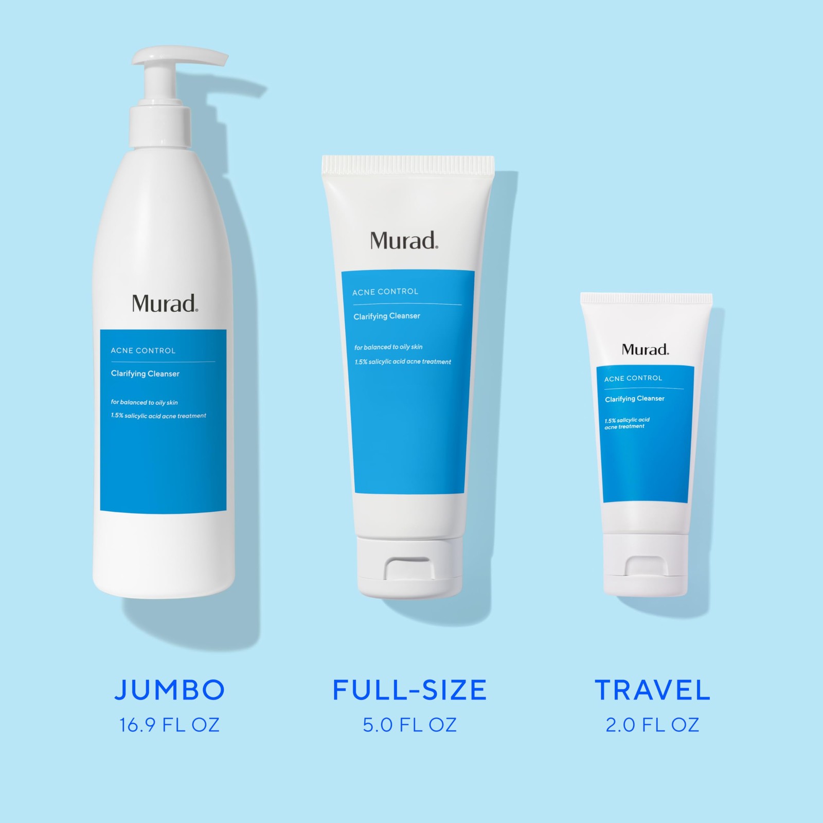 Murad Acne Control Clarifying Cleanser – Salicylic 2 Fl Oz (Pack of 1), Clear