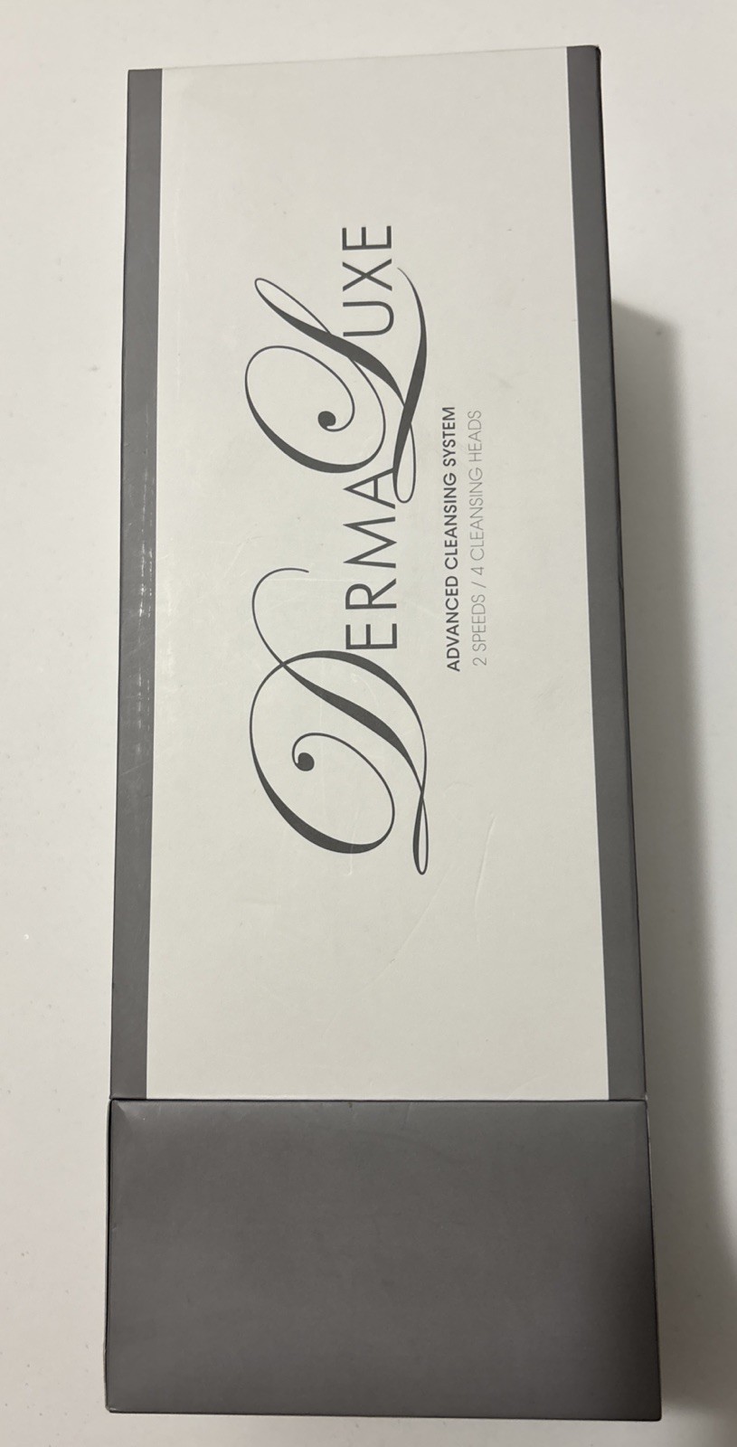 DERMA LUXE ADVANCED CLEANING SYSTEM 2 SPEED 4 CLEANSING HEADS NEW IN BOX