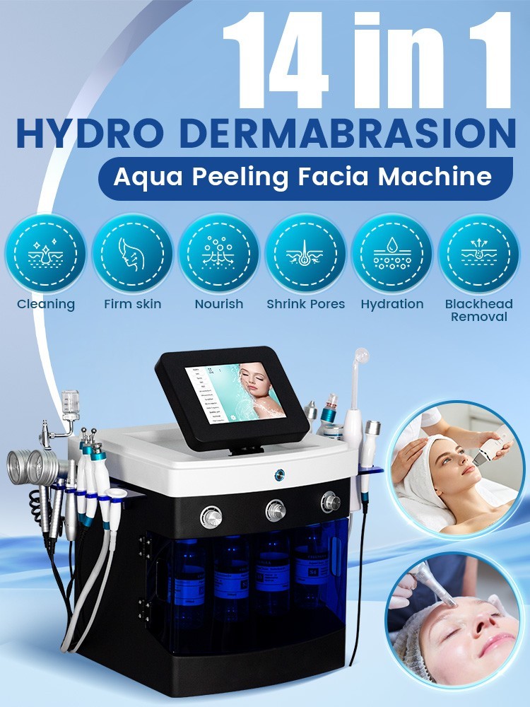 14-in-1 Facial Cleaning Beauty Machine Skin Brightening Acne Blackhead Removal