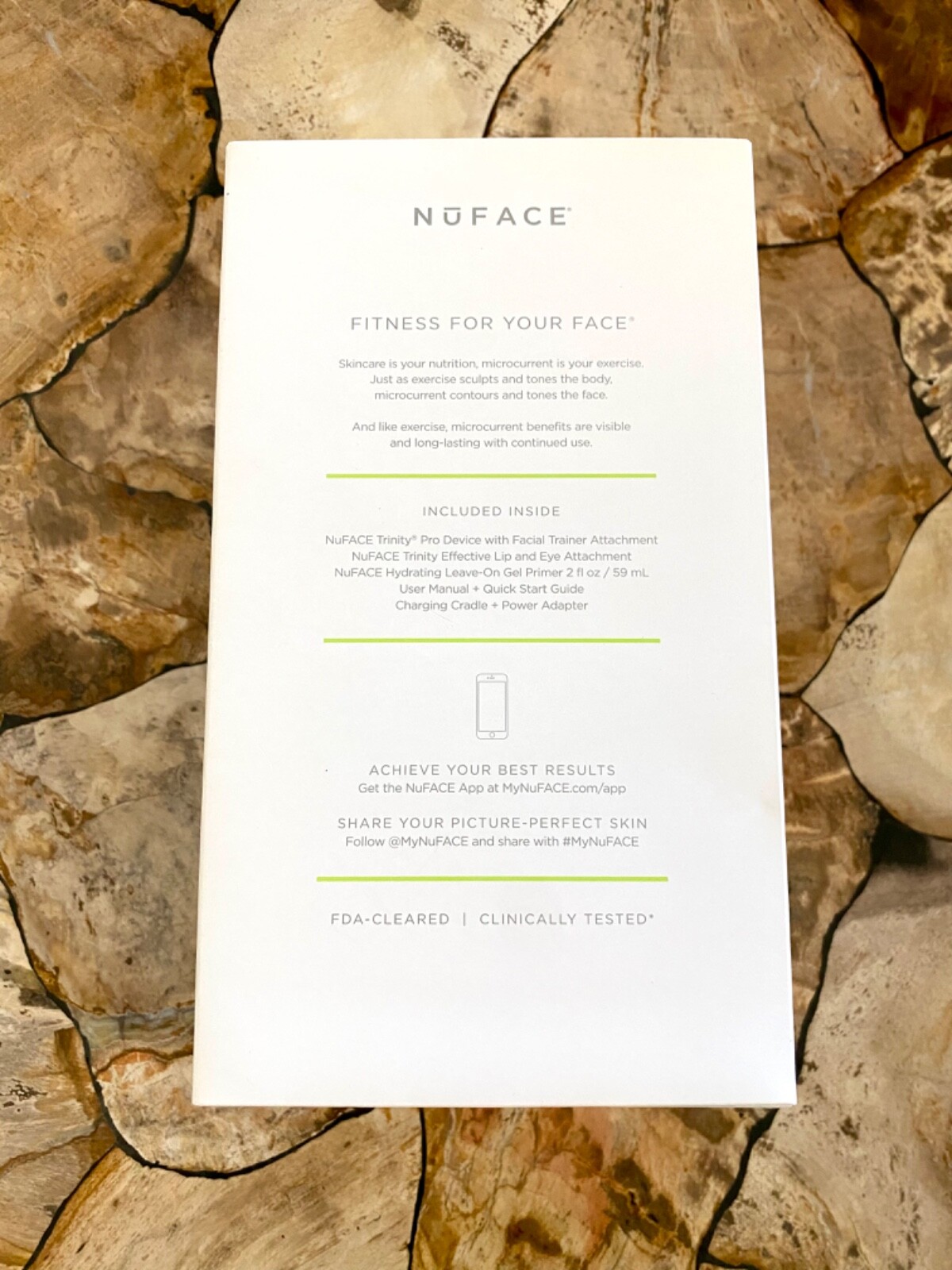 NuFACE TrinityPRO Facial Toning Kit w/Eye Attachment & FREE KNESKO Gold Mask