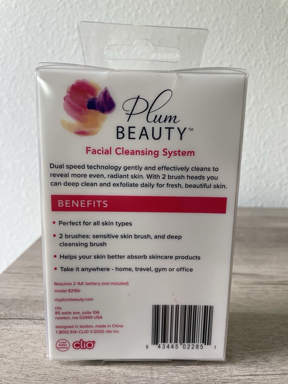 Plum Beauty Facial Cleansing system