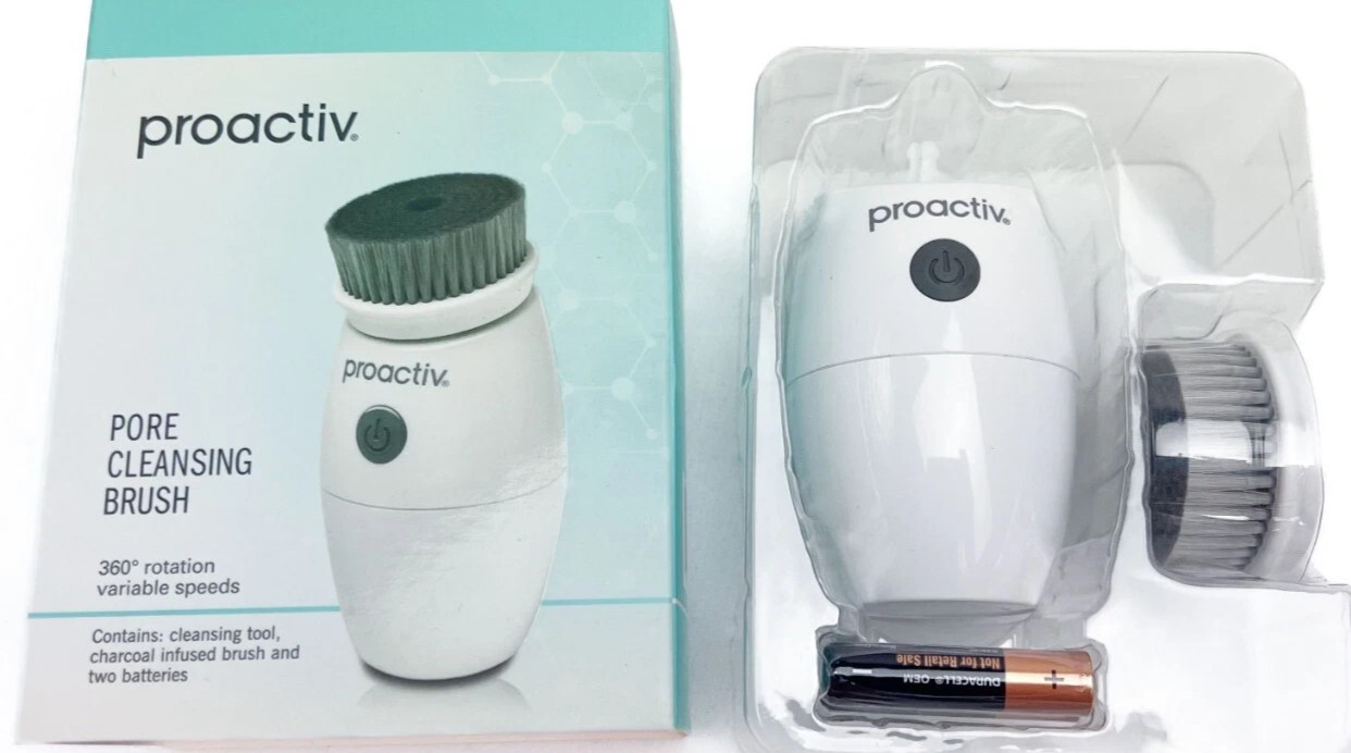 Proactive Spa Facial Brush Cleaning NEW with 3 NEW Heads. Spa Facial at home