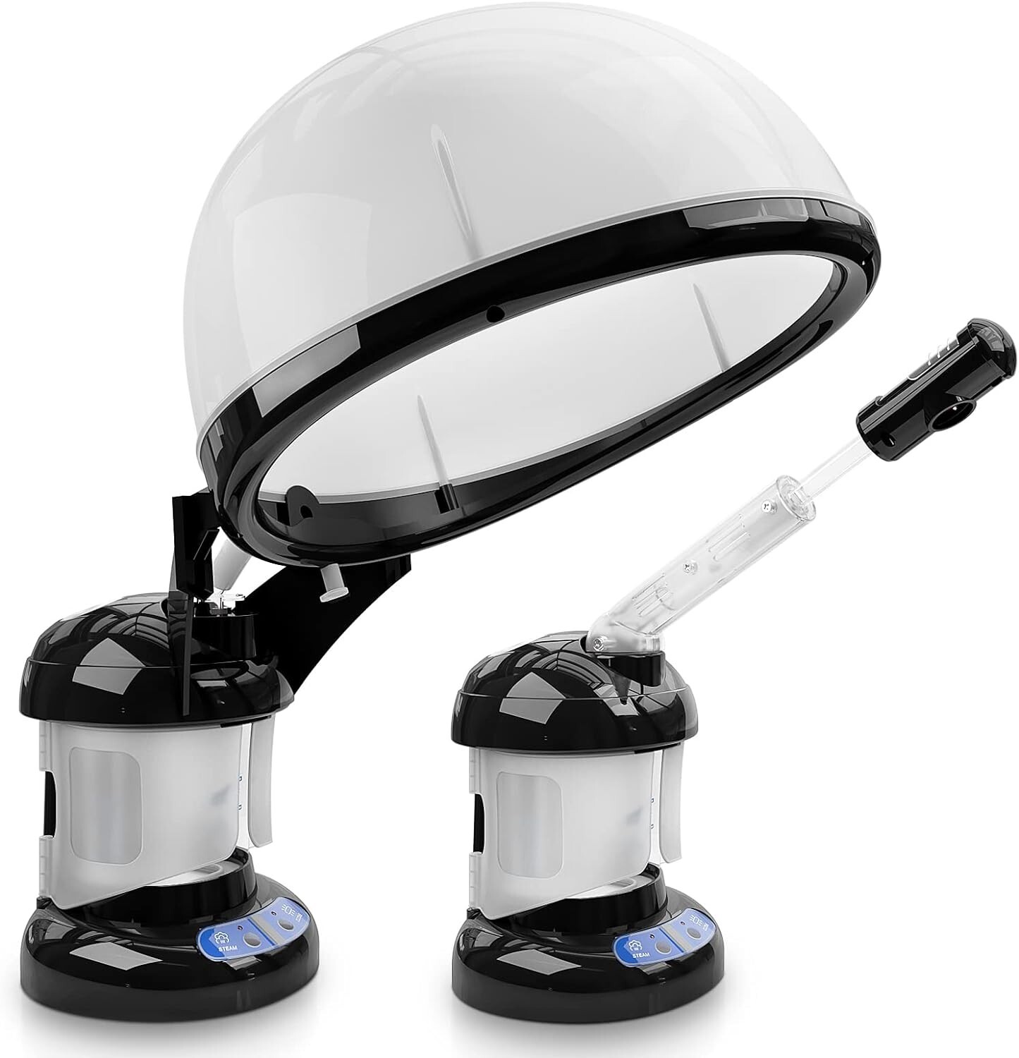 Professional Quality Black Hair and Facial Steamer – Compact & Portable