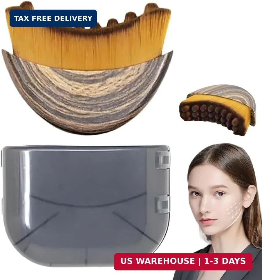 New Lymphatic Contour Face Brush, Lymphatic Drainage Massager for Face,Ergonomic
