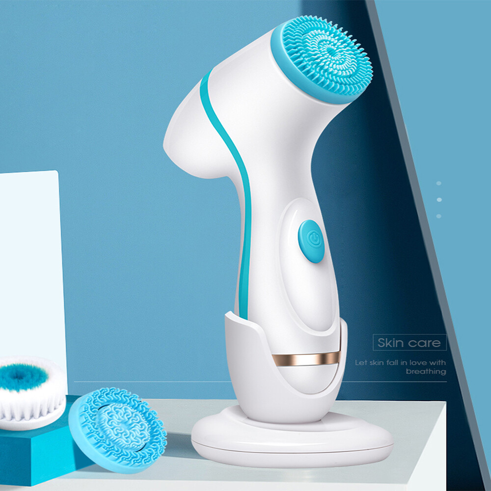 Facial Cleansing Spin Brush Set Galvanic Spa Cleaning Remove Blackhead Machine