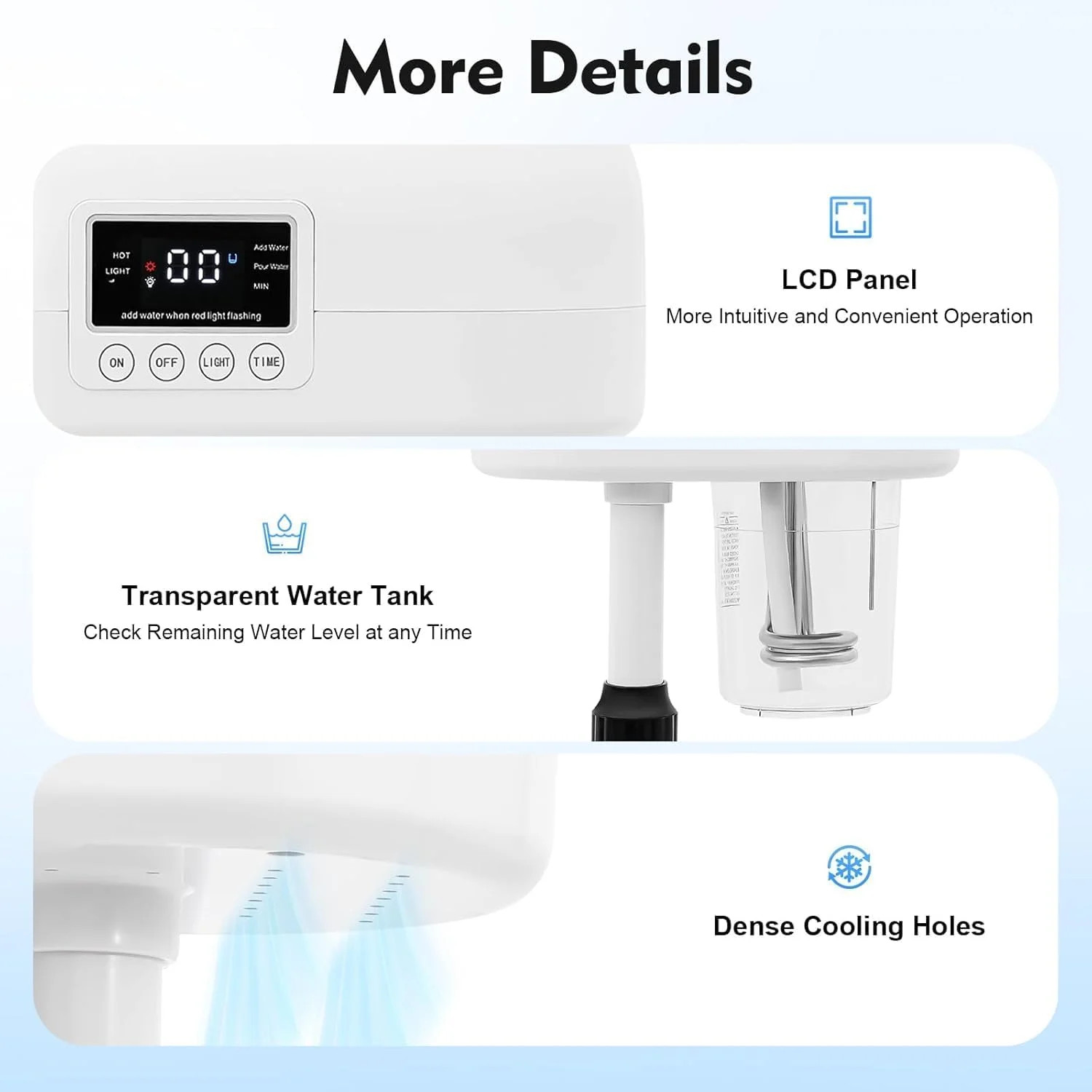 Professional Facial Steamer, Hot Mist Spray & Ozone, LCD Touch Screen & Timer Fu