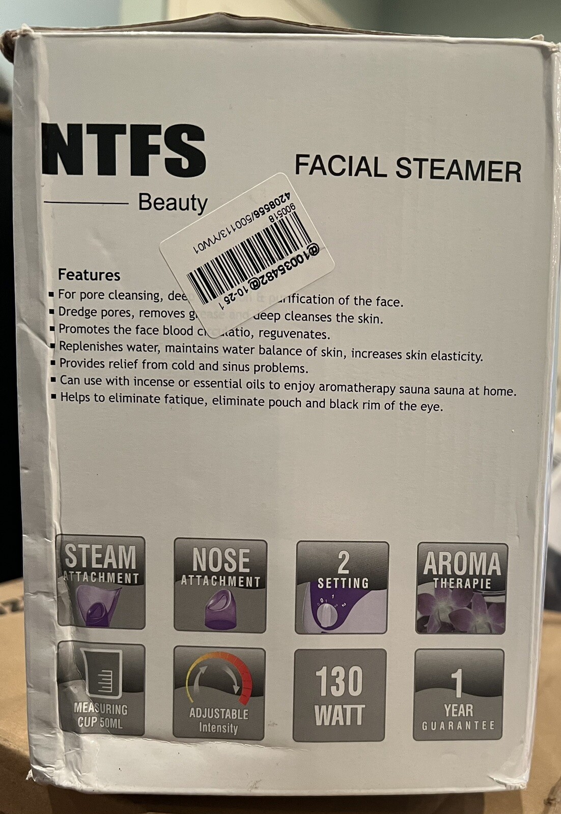 NTFS Beauty FACIAL STEAMER .Moisturizing Steamer NTFS-618 – A0022