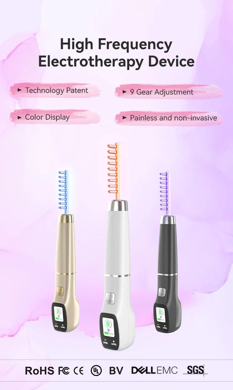 Multifunction LCD Screen 4 in 1 Electric Facial Skin Care Wand Beauty Device