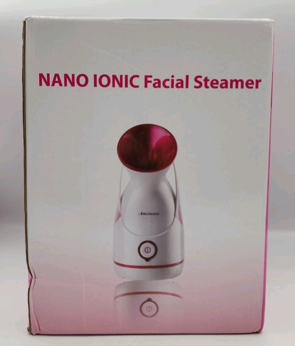 Amconsure Stainless Steel 280W 100 mL Nano Ionic Facial Steamer