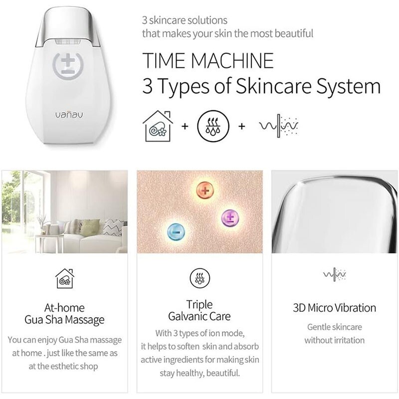 Vanav PSC-1001 Time Machine Galvanic Ion Facial Massager