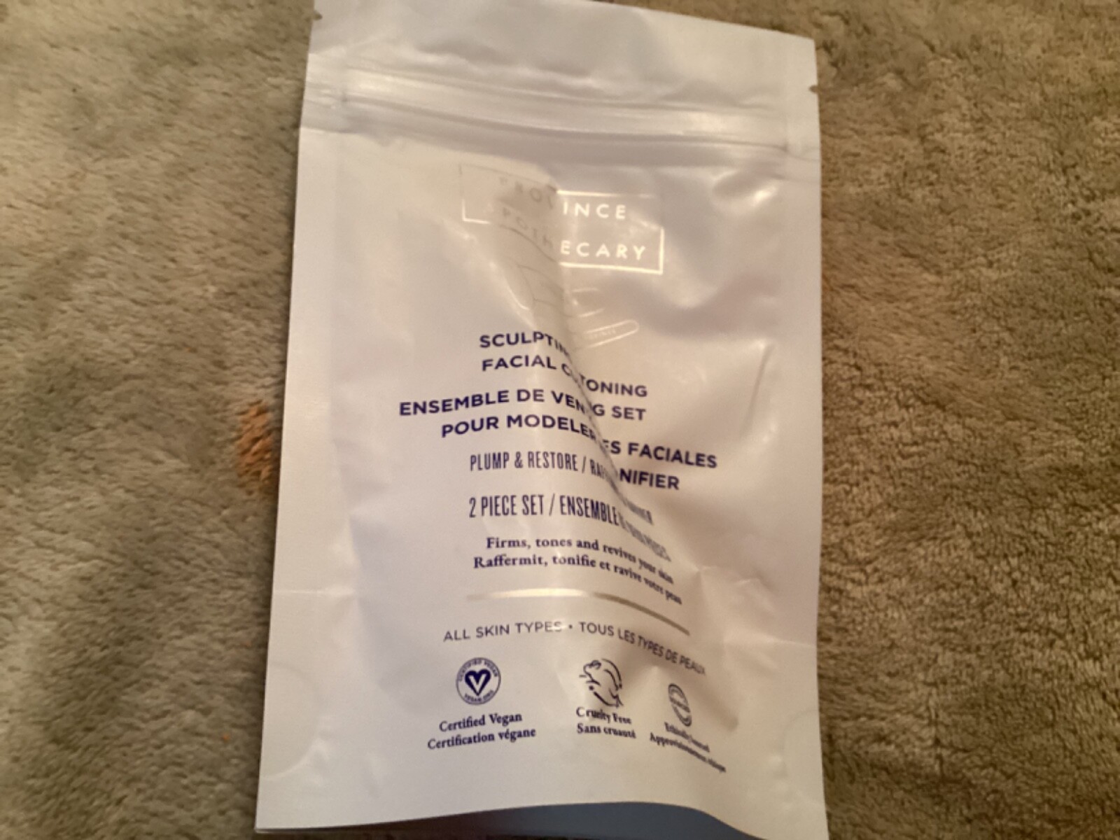 province apothecary sculpting and toning facial cupping set