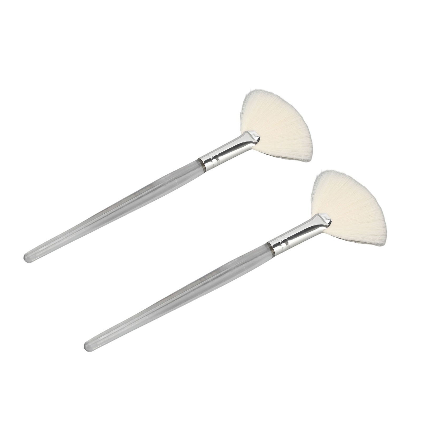 1-2pcs Facial Fan Brush For Gentle Foam Lathering Cleansing