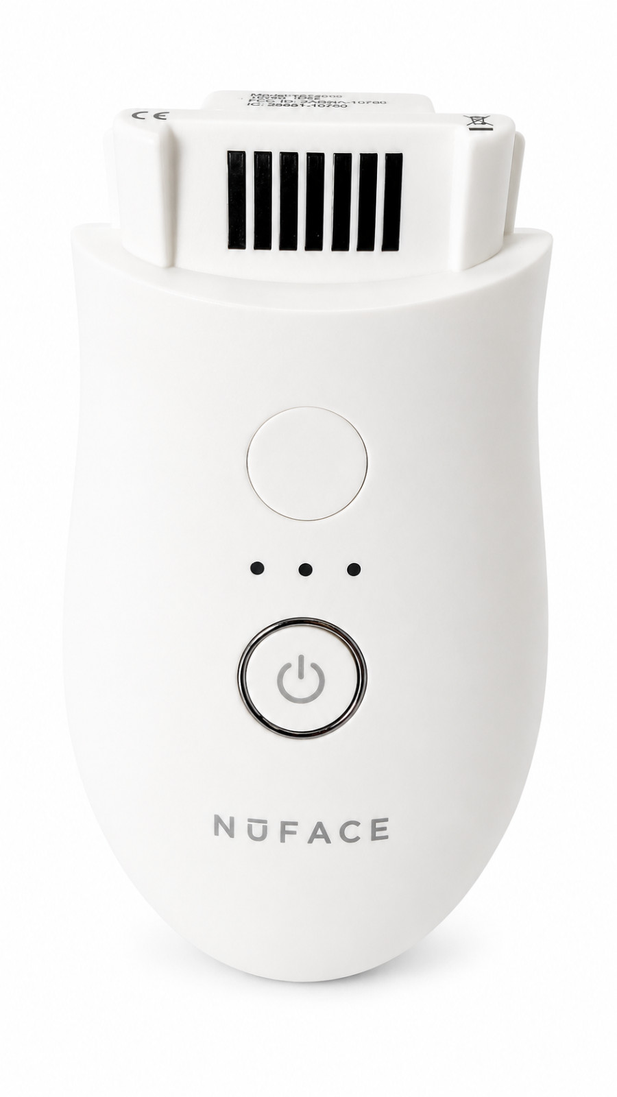 NuFACE Trinity+ Limited Edition Base Unit Only Facial Toning Device Tested WHITE